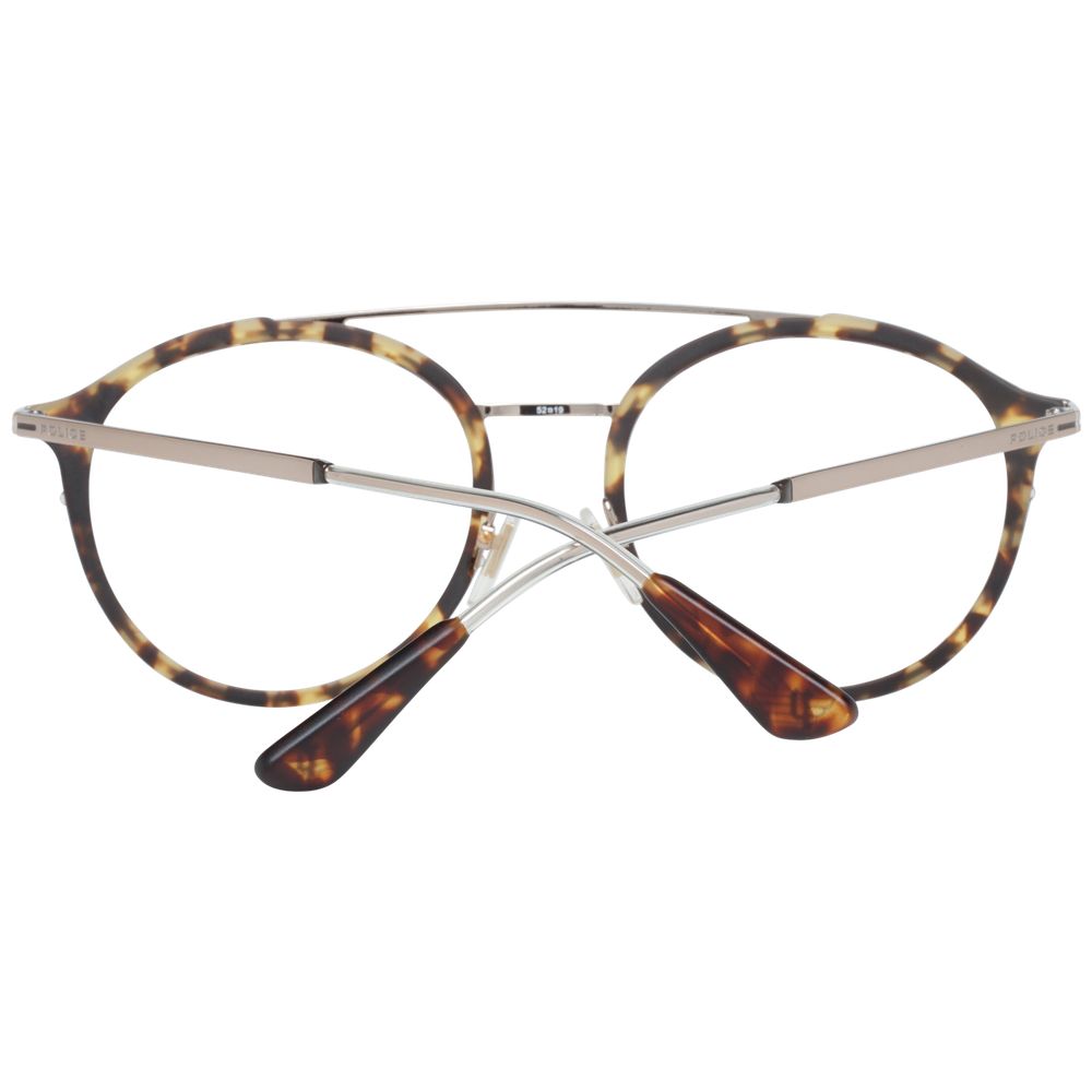 Police Brown Metal & Plastic Glasses Men's (Frames)