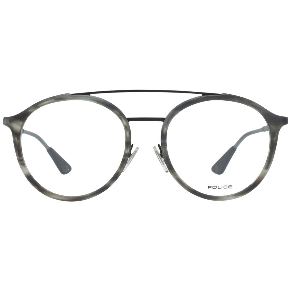 Police Gray Metal & Plastic Glasses Men's (Frames)