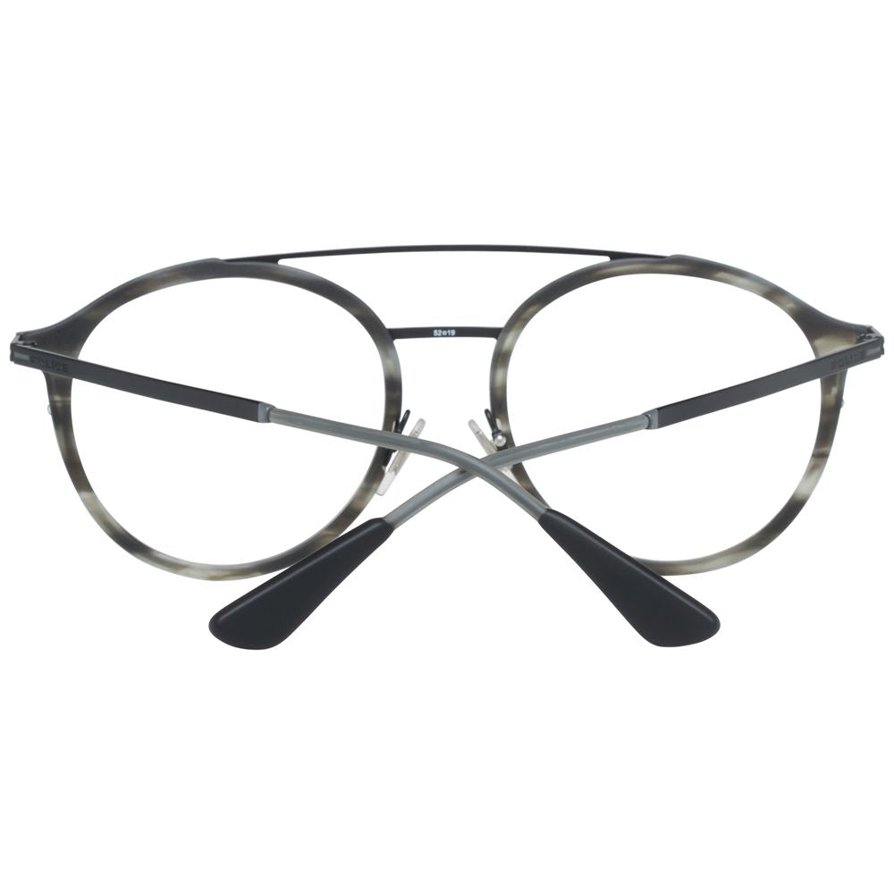 Police Gray Metal & Plastic Glasses Men's (Frames)