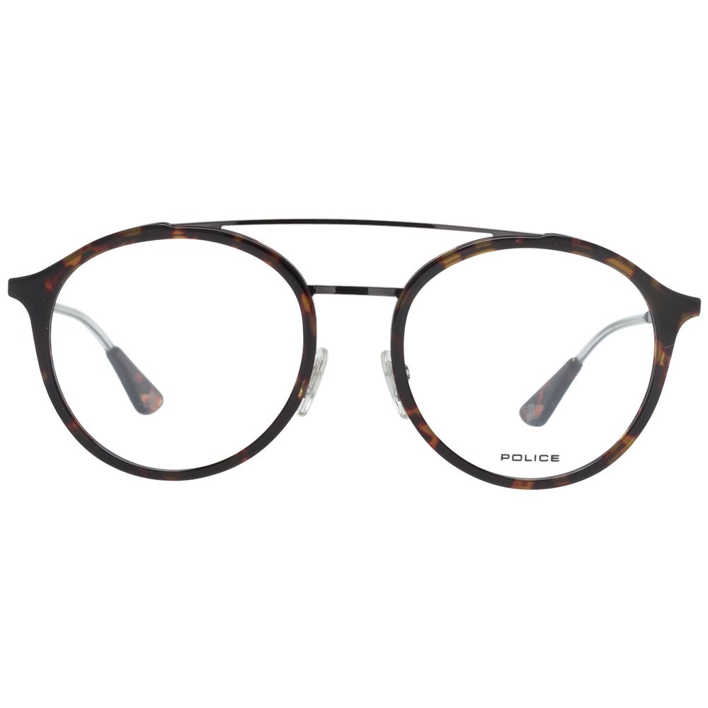 Police Brown Metal & Plastic Glasses Men's (Frames)
