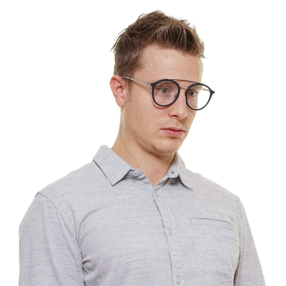 Police Gray Metal & Plastic Glasses Men's (Frames)