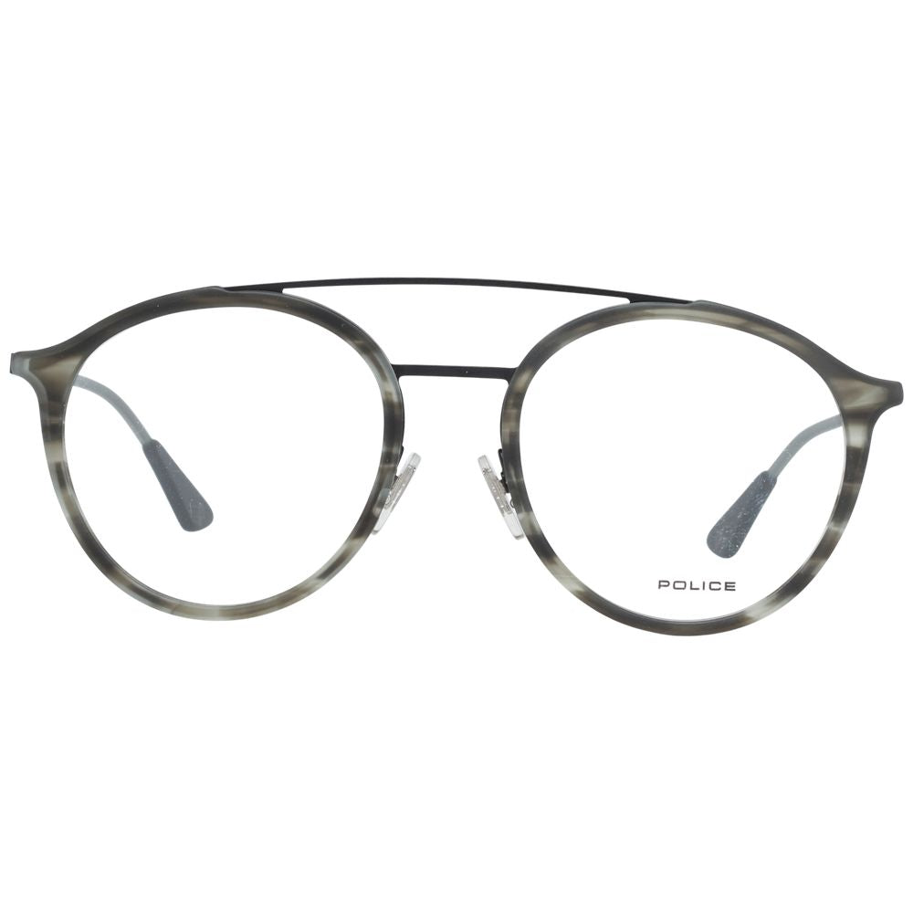 Police Gray Metal & Plastic Glasses Men's (Frames)
