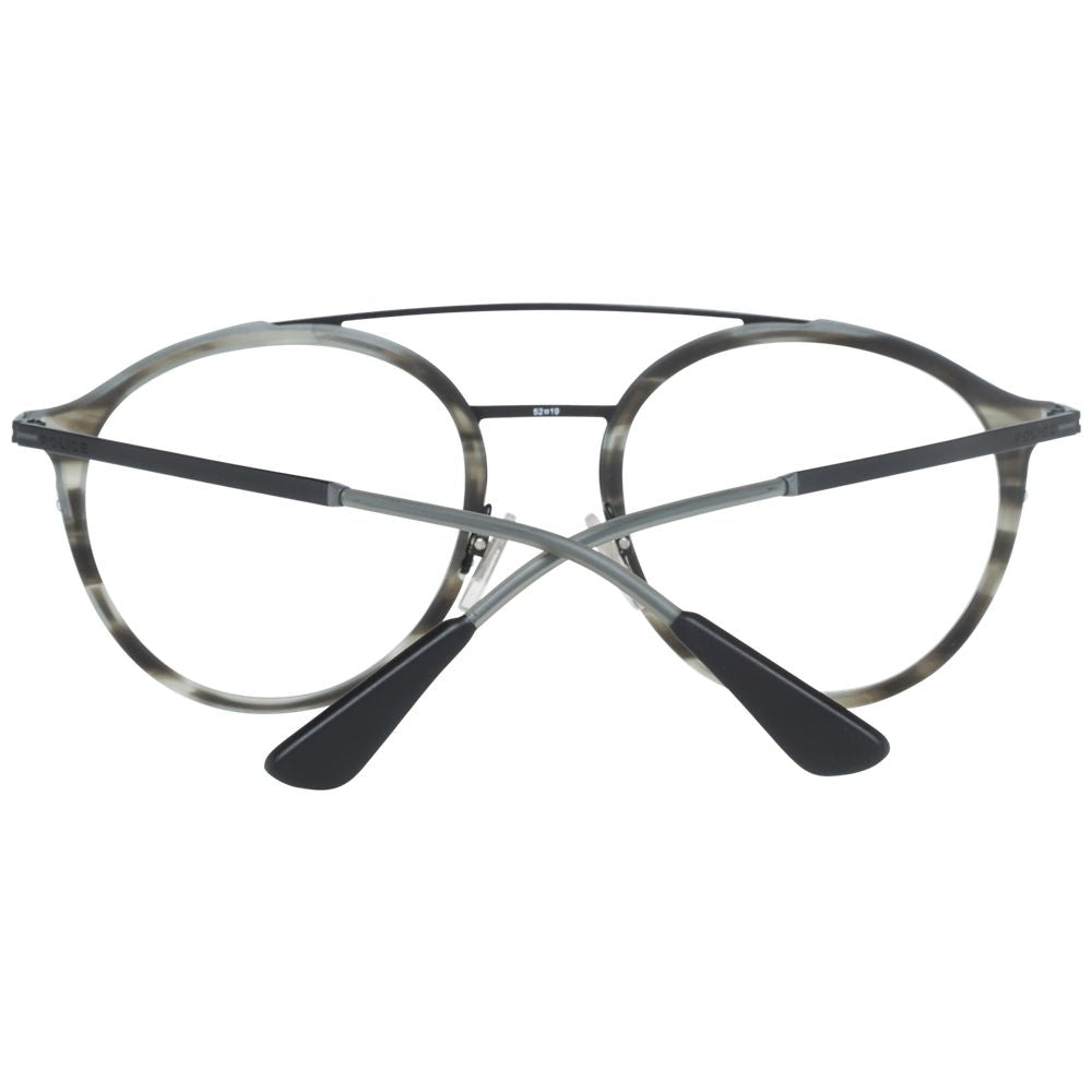 Police Gray Metal & Plastic Glasses Men's (Frames)