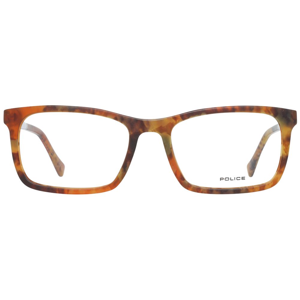 Police Brown Plastic Glasses Men's (Frames)