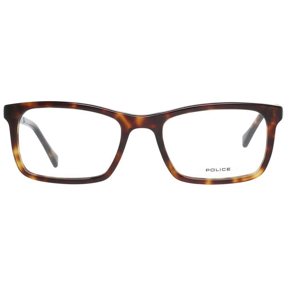 Police Brown Plastic Glasses Men's (Frames)