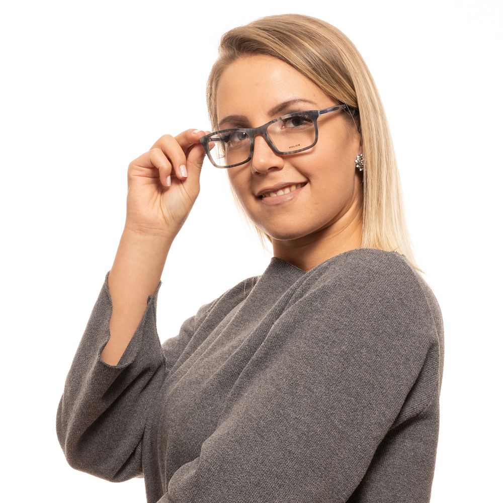 Police Gray Plastic Glasses Men's (Frames)