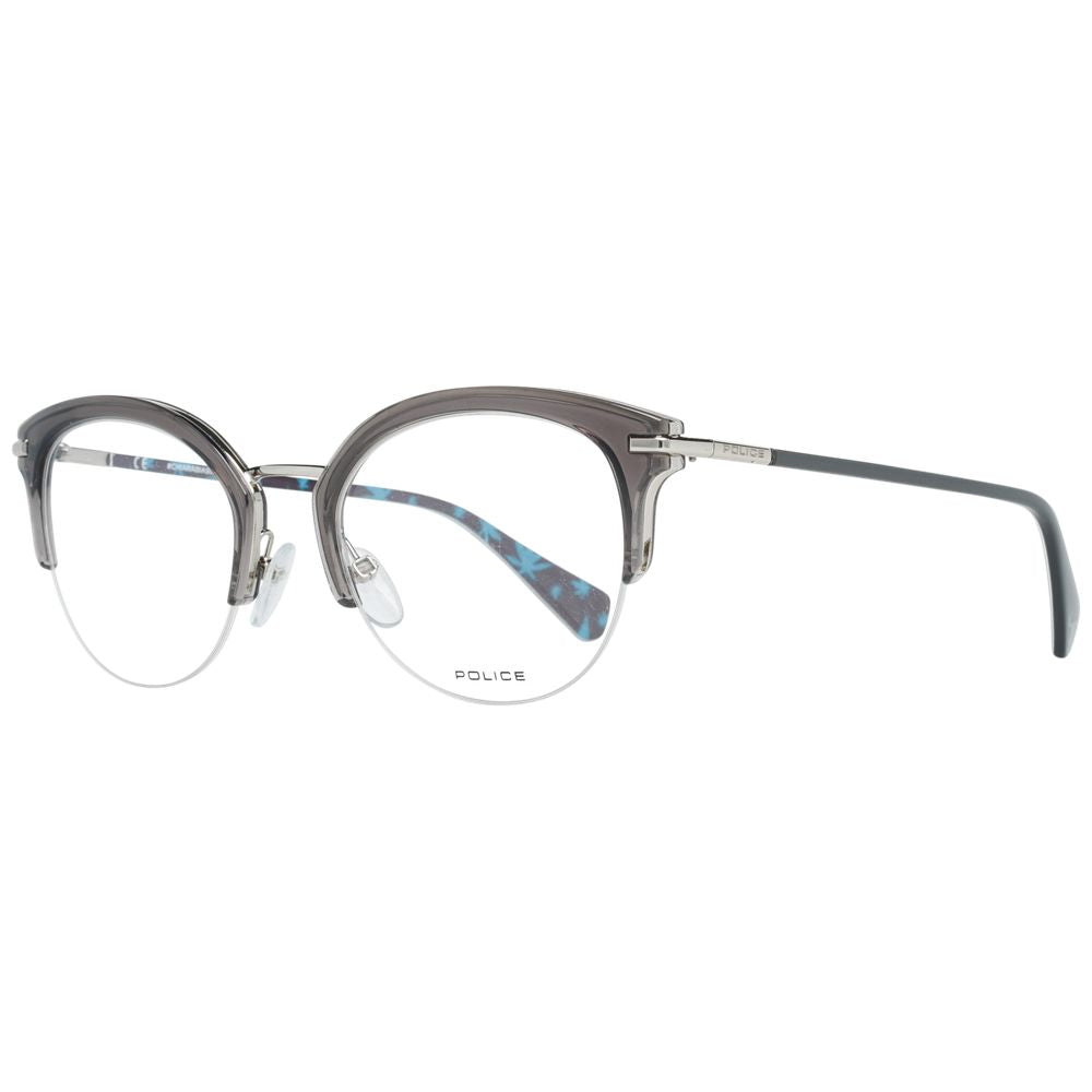 Police Gray Metal & Plastic Glasses Women's (Frames)