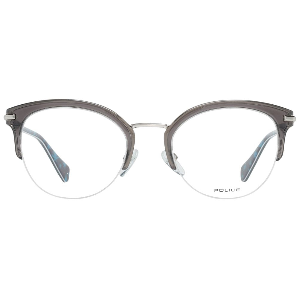 Police Gray Metal & Plastic Glasses Women's (Frames)