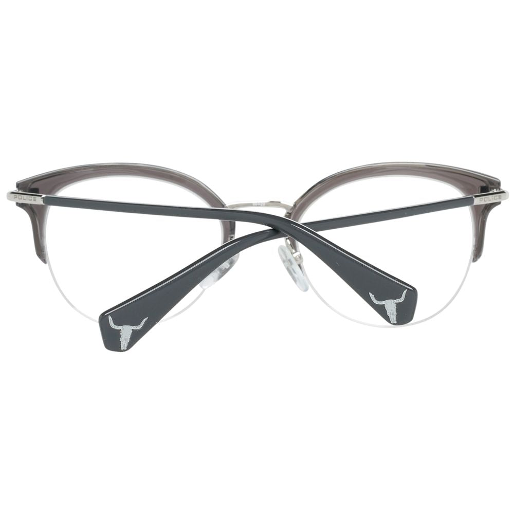 Police Gray Metal & Plastic Glasses Women's (Frames)