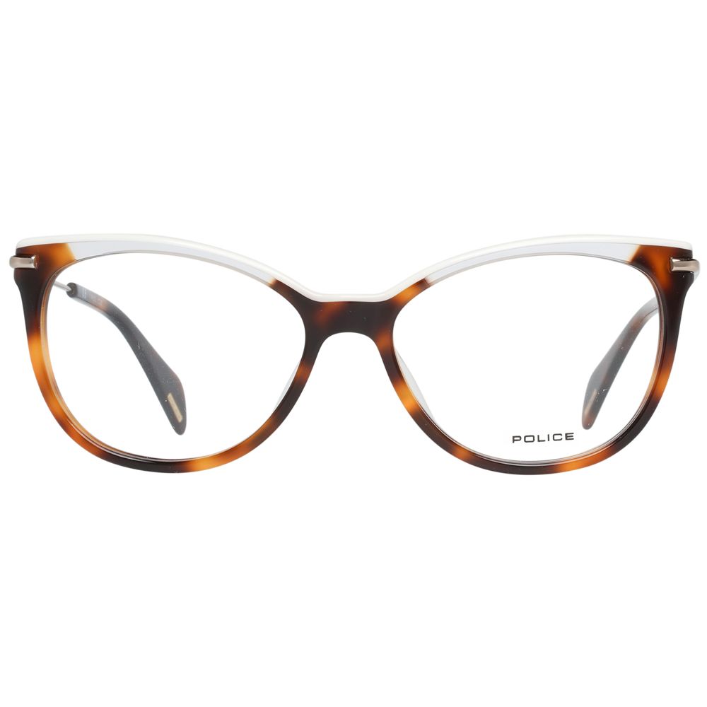 Police Brown Metal & Plastic Glasses Women's (Frames)