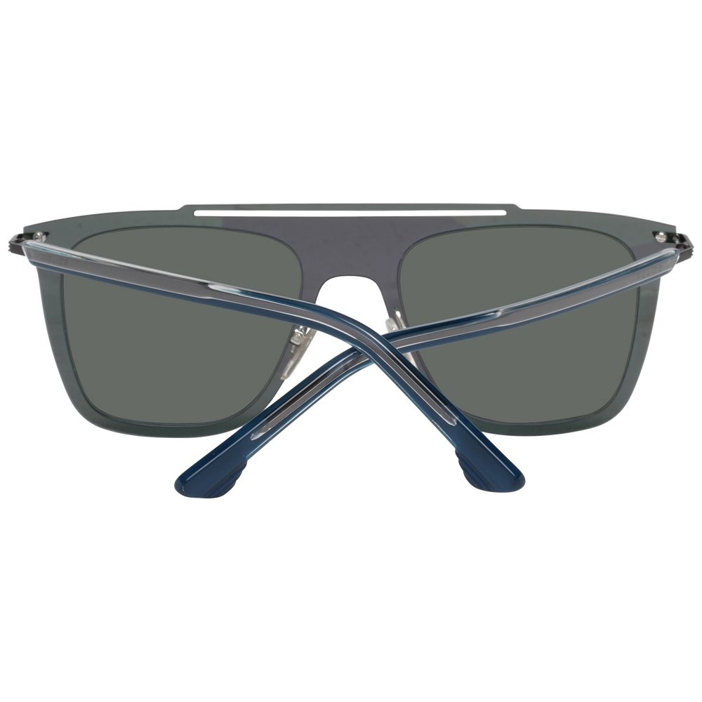 Police Blue Plastic Men's Sunglasses