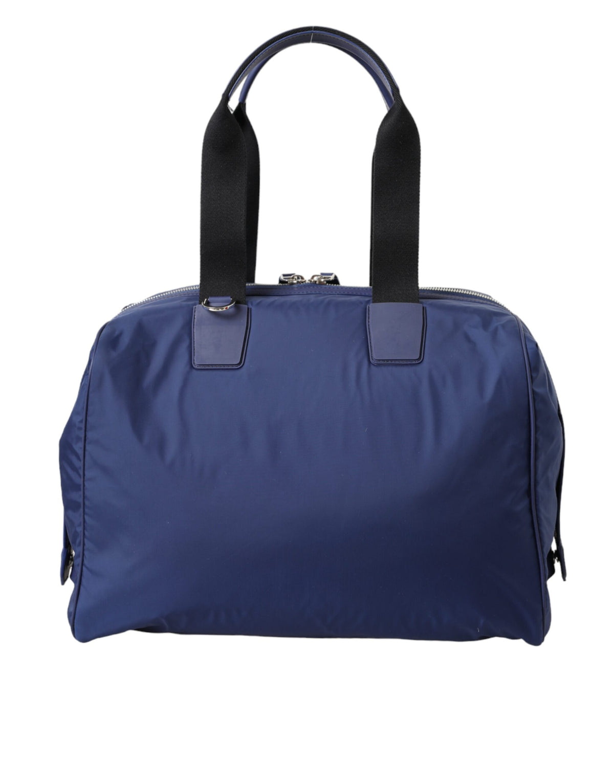 Dolce & Gabbana Blue Nylon Calfskin Hand Shoulder Duffel Men's Bag