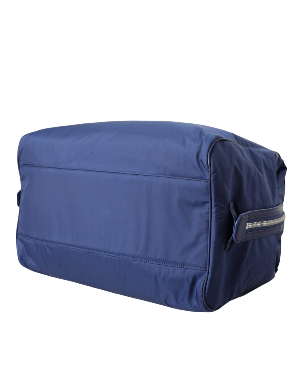 Dolce & Gabbana Blue Nylon Calfskin Hand Shoulder Duffel Men's Bag
