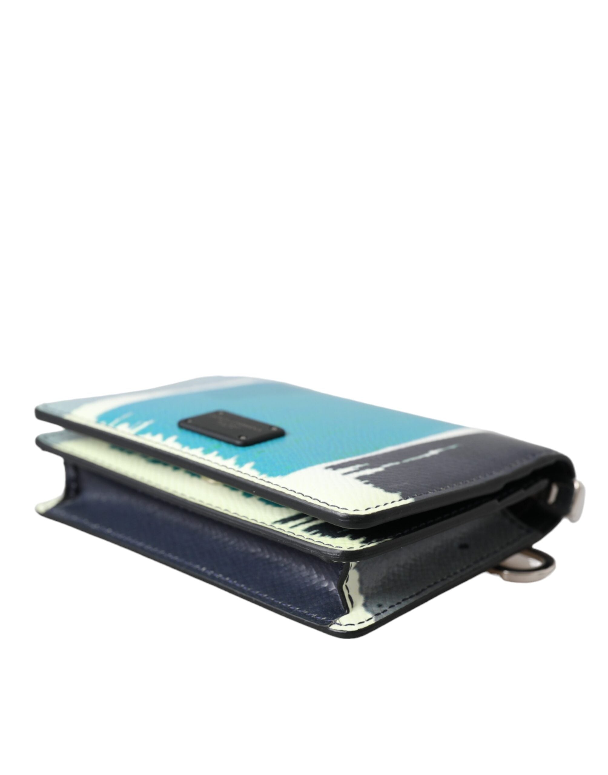Dolce & Gabbana Multicolor Leather DG Logo Bifold Card Holder Men's Wallet (Pre-Owned)