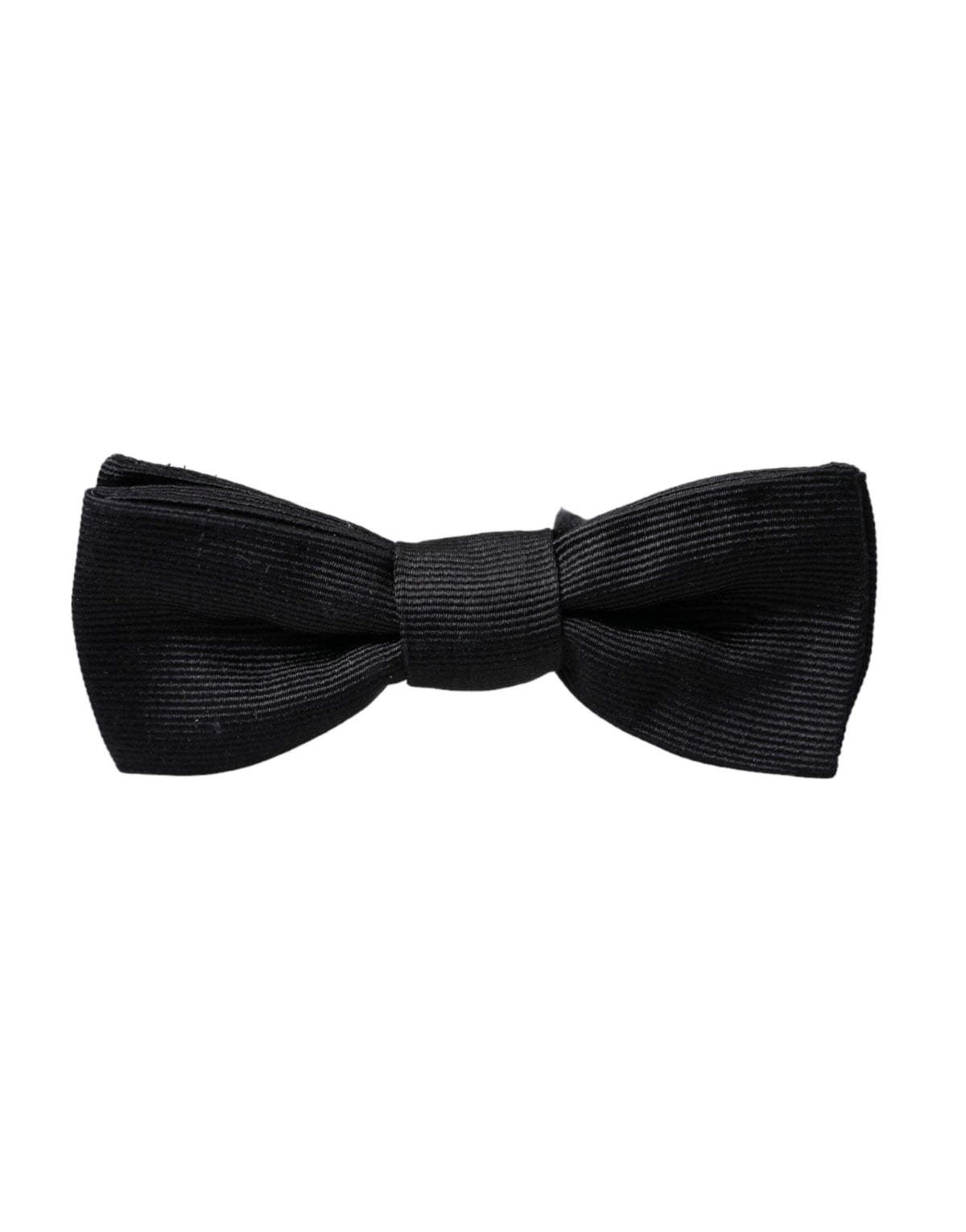 Dolce & Gabbana Black Silk Adjustable Neck Men Bow Men's Tie