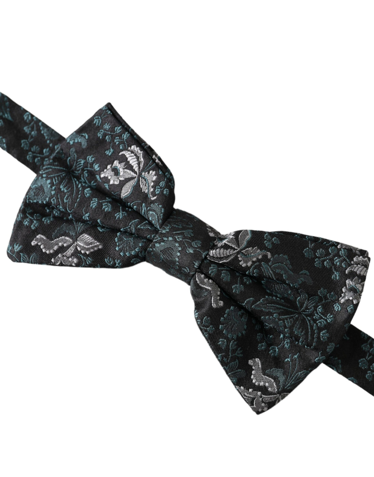 Dolce & Gabbana Multicolor Fantasy Floral Silk Adjustable Neck Men Bow Men's Tie
