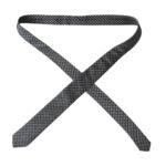Dolce & Gabbana Dark Gray 100% Silk Patterned Adjustable Men Men's Tie