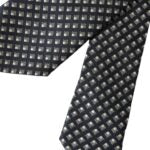 Dolce & Gabbana Dark Gray 100% Silk Patterned Adjustable Men Men's Tie