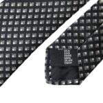 Dolce & Gabbana Dark Gray 100% Silk Patterned Adjustable Men Men's Tie