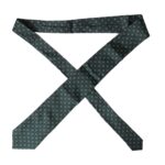 Dolce & Gabbana Green Silk Branded Logo Adjustable Men Men's Tie