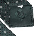 Dolce & Gabbana Green Silk Branded Logo Adjustable Men Men's Tie