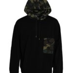 Dolce & Gabbana Black Camouflage Hooded Sweatshirt Men's Sweater (Pre-Owned)