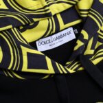 Dolce & Gabbana Black Logo Cotton Hooded Sweatshirt Men's Sweater