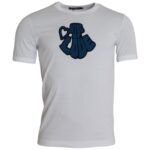 Dolce & Gabbana White King Of Love Round Neck Short Sleeves Men's T-shirt