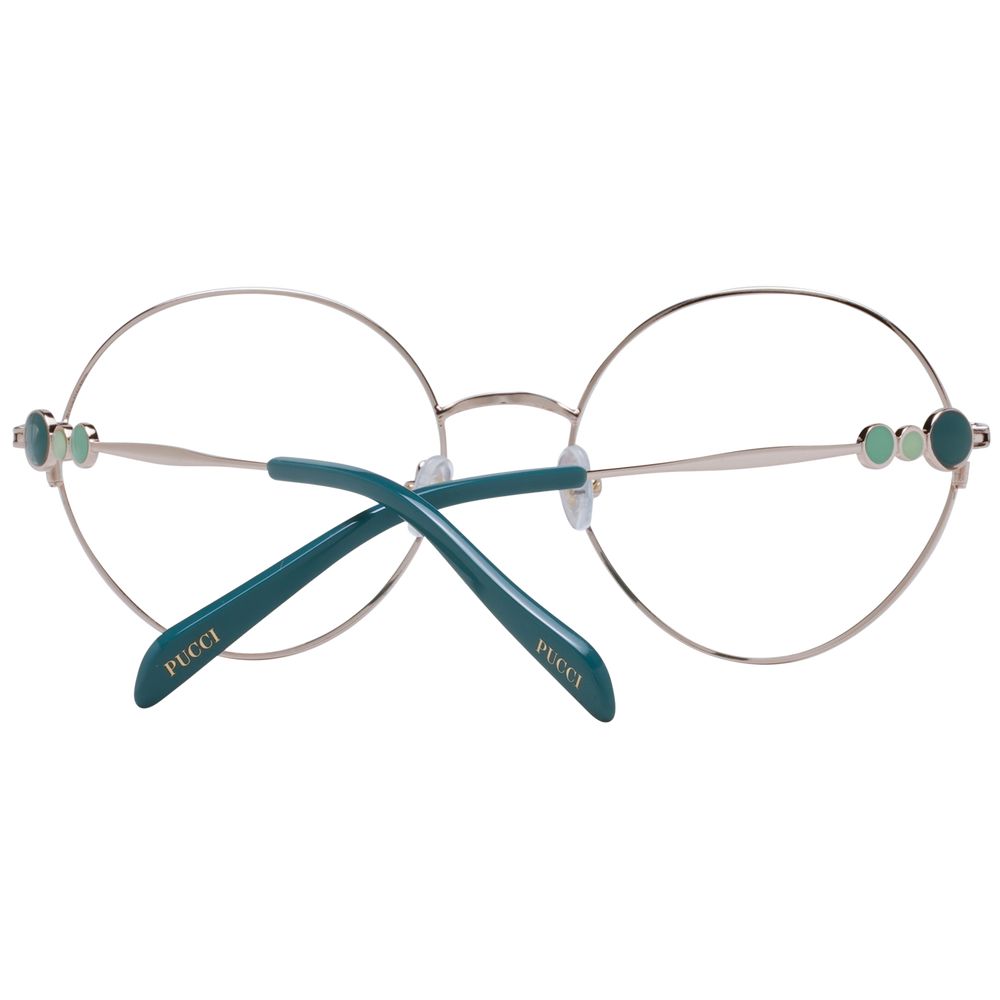 Emilio Pucci Rose Gold Metal Glasses Women's (Frames)