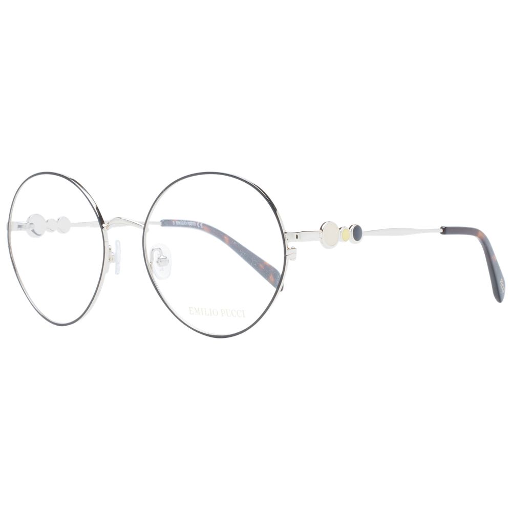 Emilio Pucci Black Metal Glasses Women's (Frames)