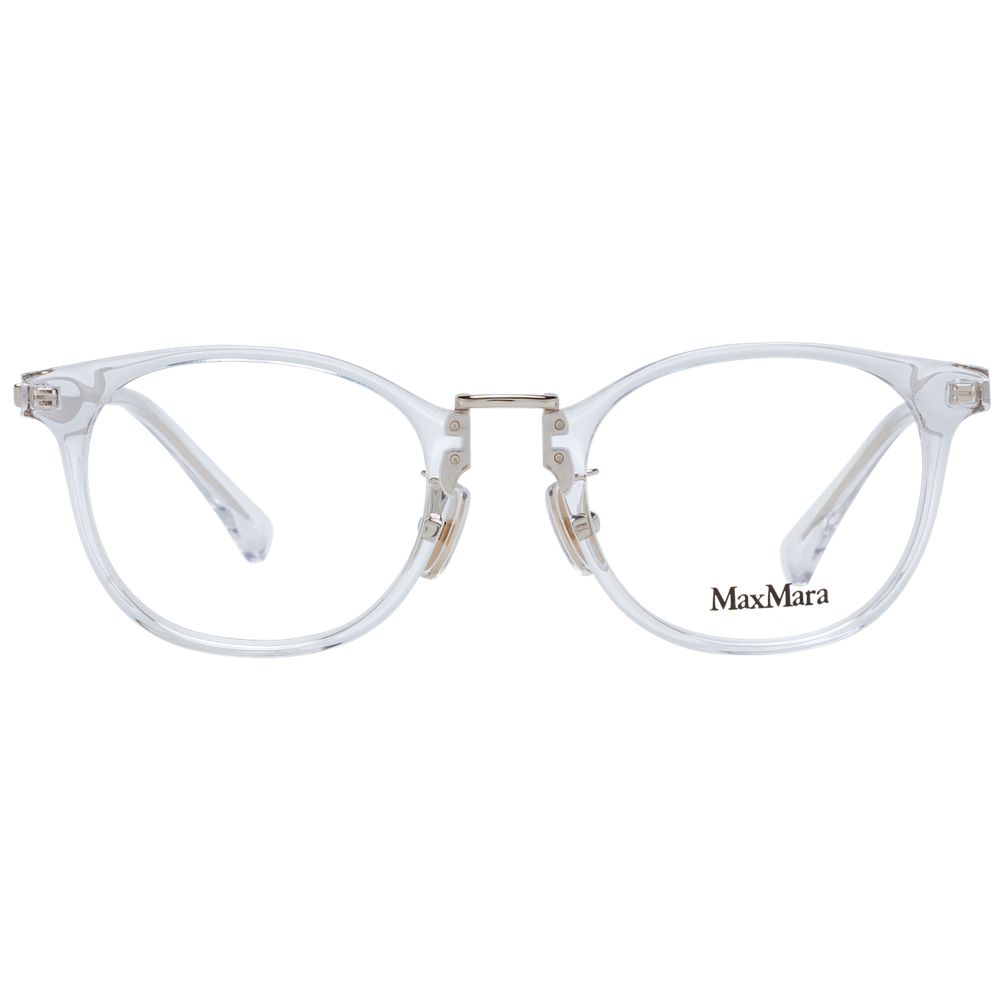 Max Mara White Plastic Glasses Women's (Frames)