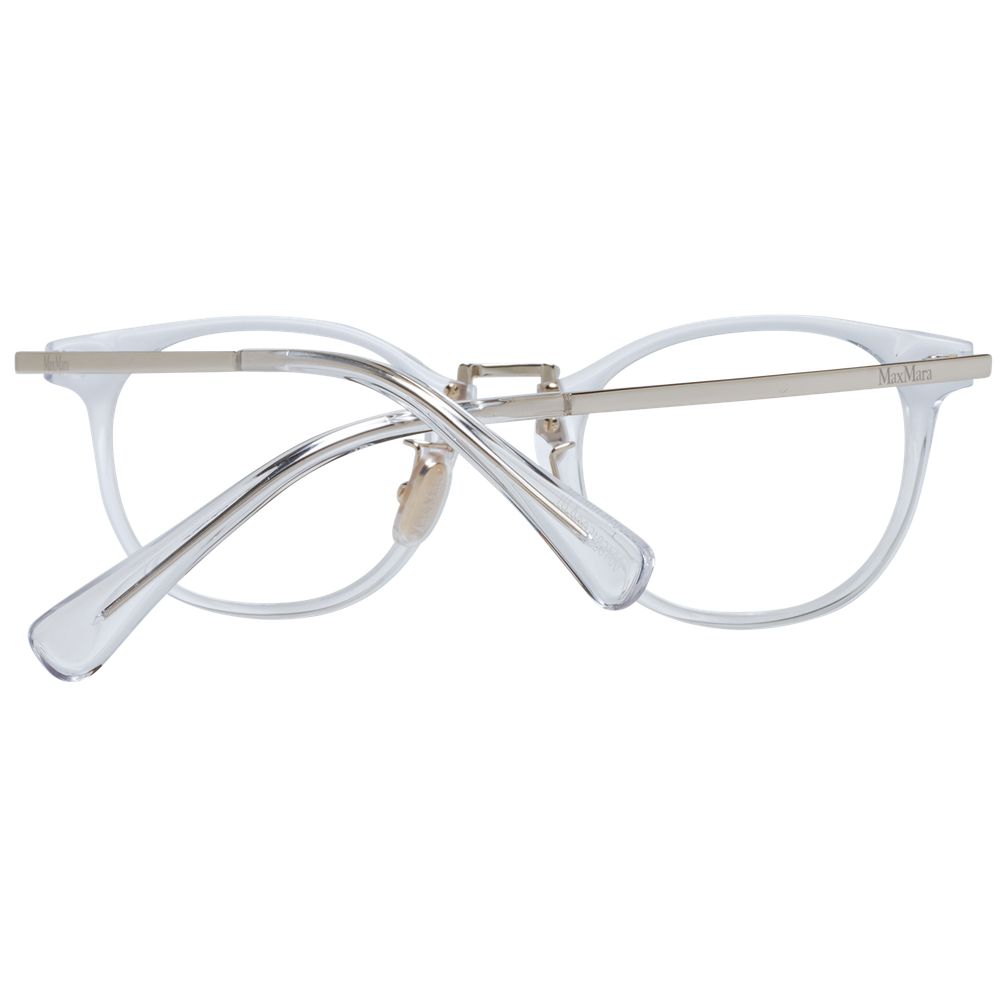 Max Mara White Plastic Glasses Women's (Frames)