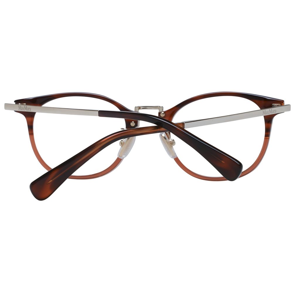 Max Mara Brown Plastic Glasses Women's (Frames)