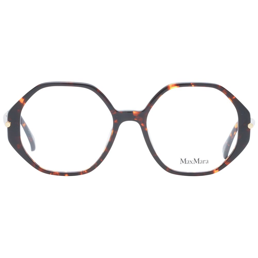 Max Mara Brown Plastic Glasses Women's (Frames)