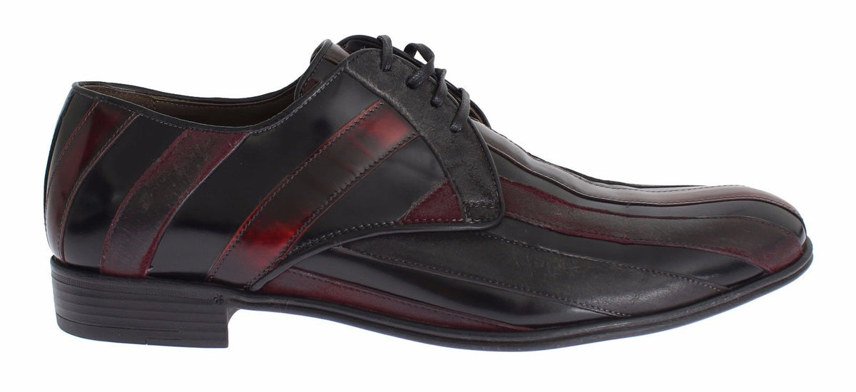 Dolce Gabbana leather dress shoes. Dolce & Gabbana Lace Up Oxford Dress Shoes | Sendegaro main image 3