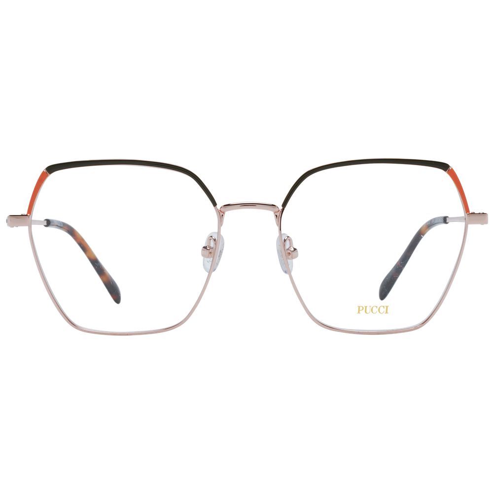 Emilio Pucci Rose Gold Metal Glasses Women's (Frames)
