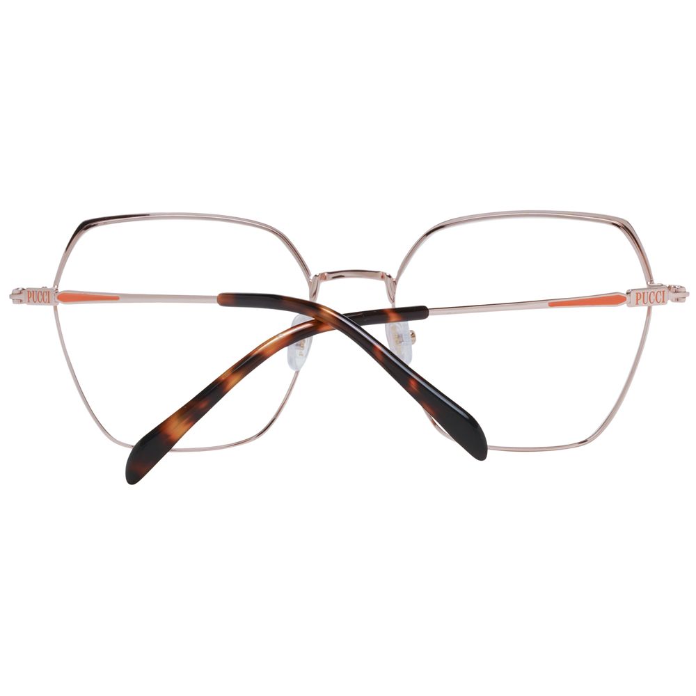 Emilio Pucci Rose Gold Metal Glasses Women's (Frames)
