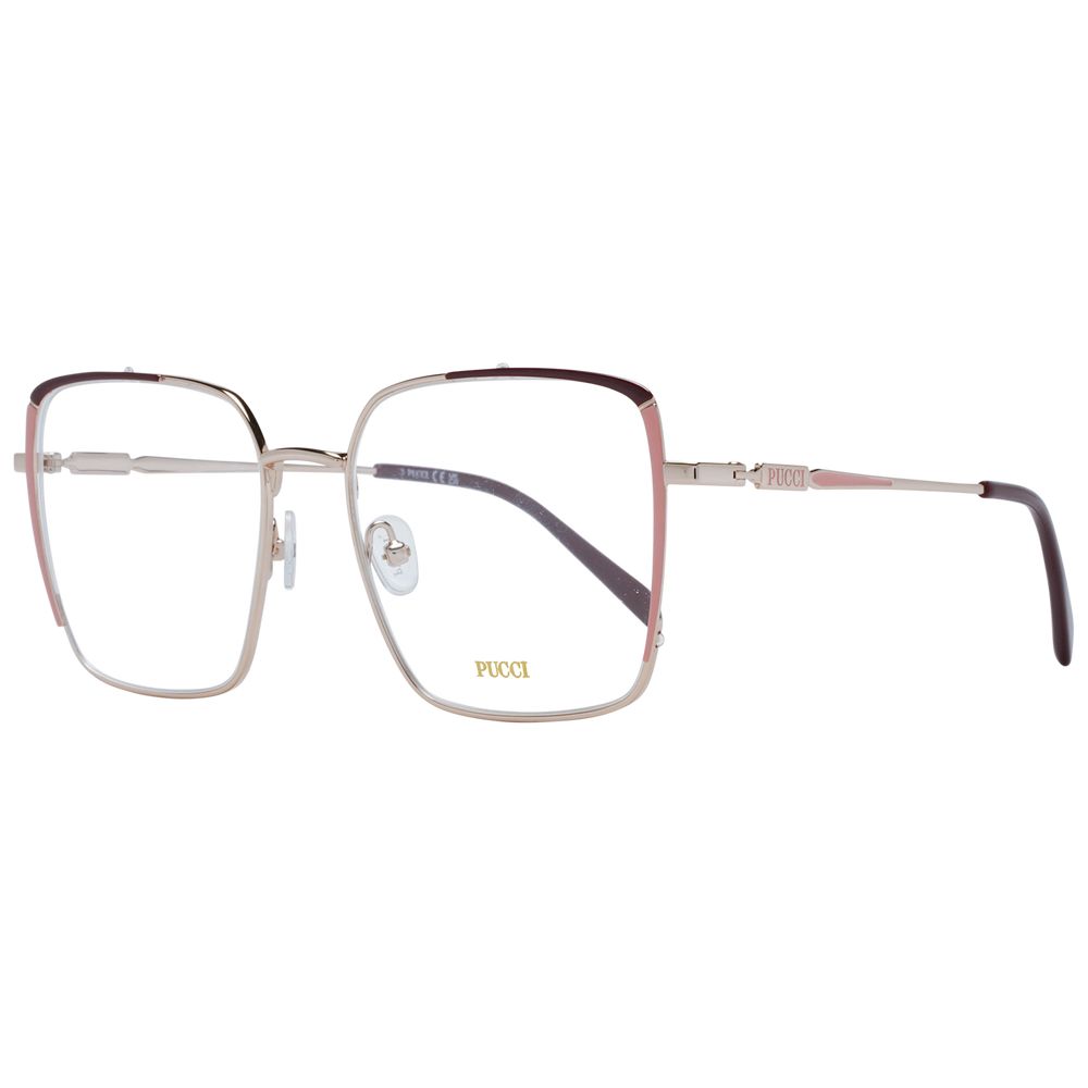 Emilio Pucci Silver Metal Glasses Women's (Frames)