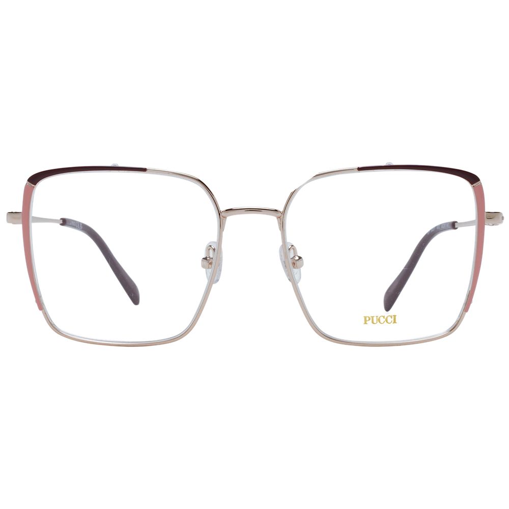 Emilio Pucci Silver Metal Glasses Women's (Frames)