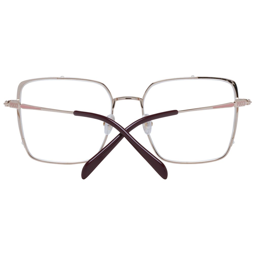Emilio Pucci Silver Metal Glasses Women's (Frames)