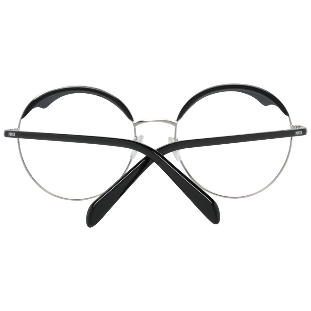 Emilio Pucci Black Metal & Plastic Glasses Women's (Frames)