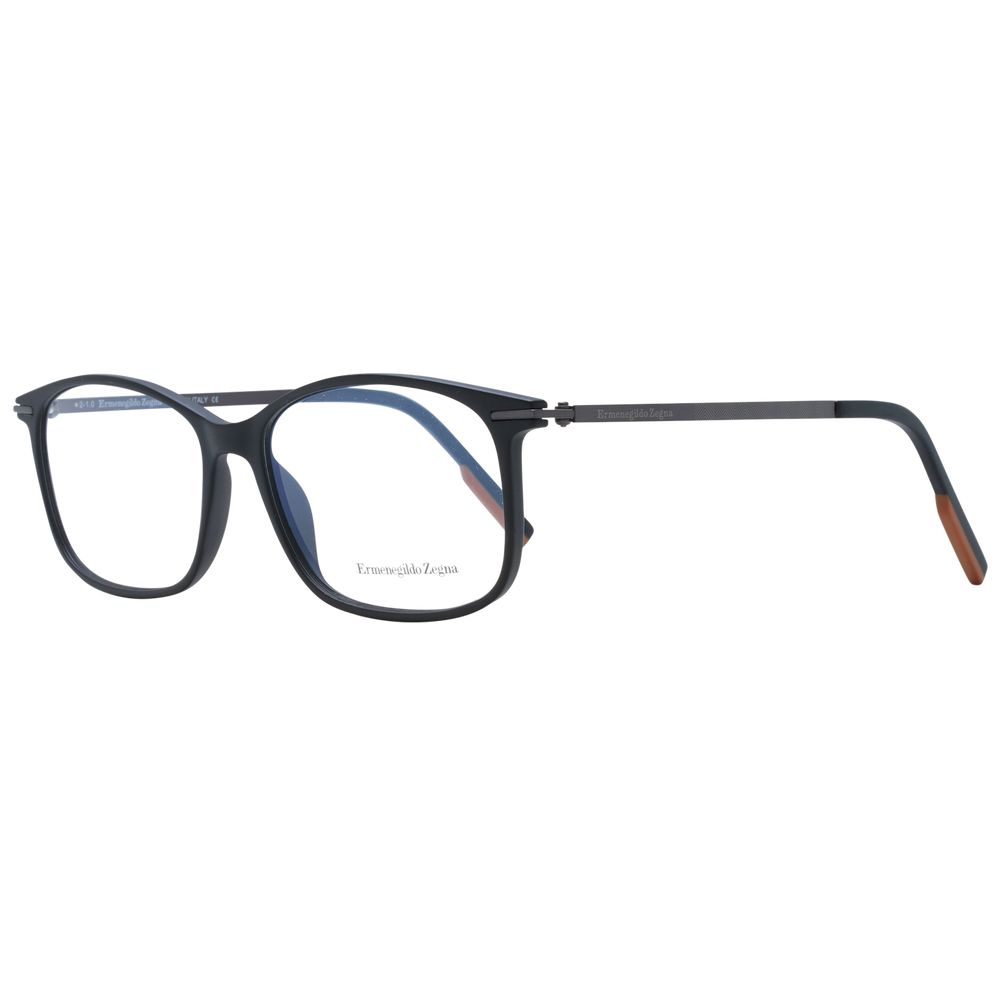 Ermenegildo Zegna Black Titanium Glasses Men's (Frames)