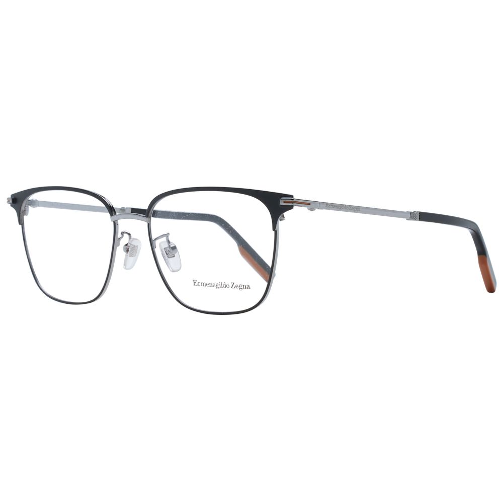 Ermenegildo Zegna Black Metal Glasses Men's (Frames)
