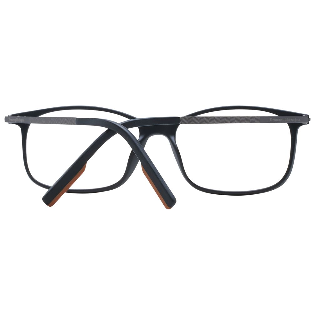 Ermenegildo Zegna Black Titanium Glasses Men's (Frames)