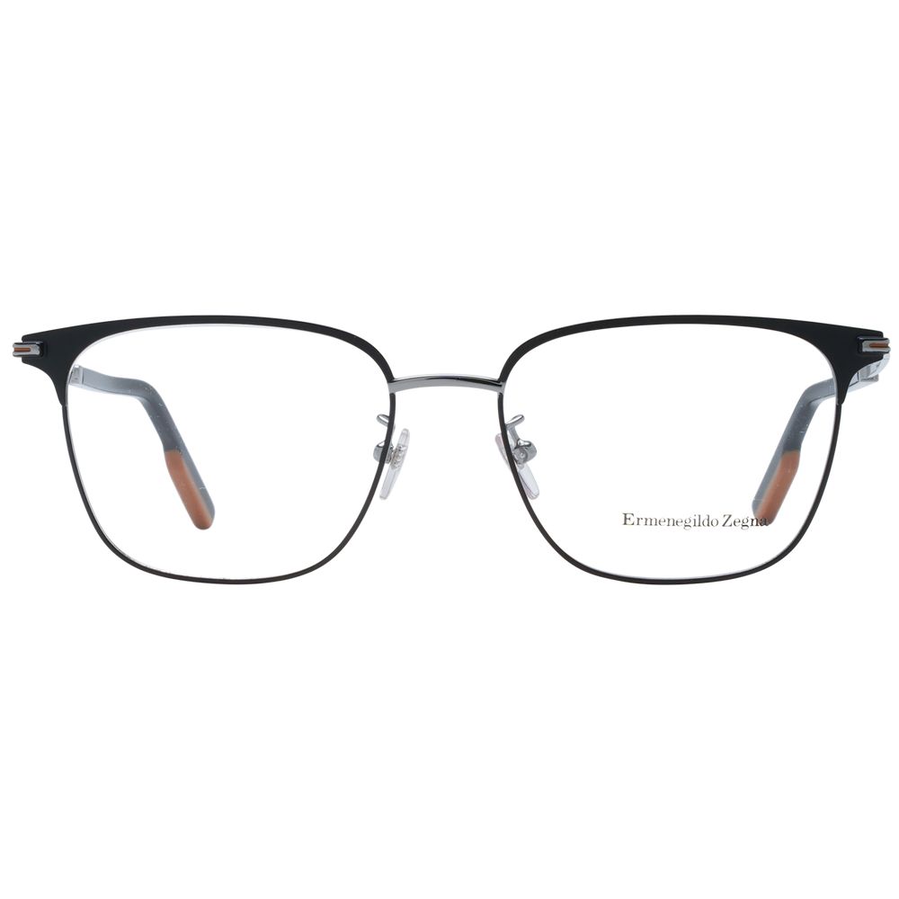 Ermenegildo Zegna Black Metal Glasses Men's (Frames)