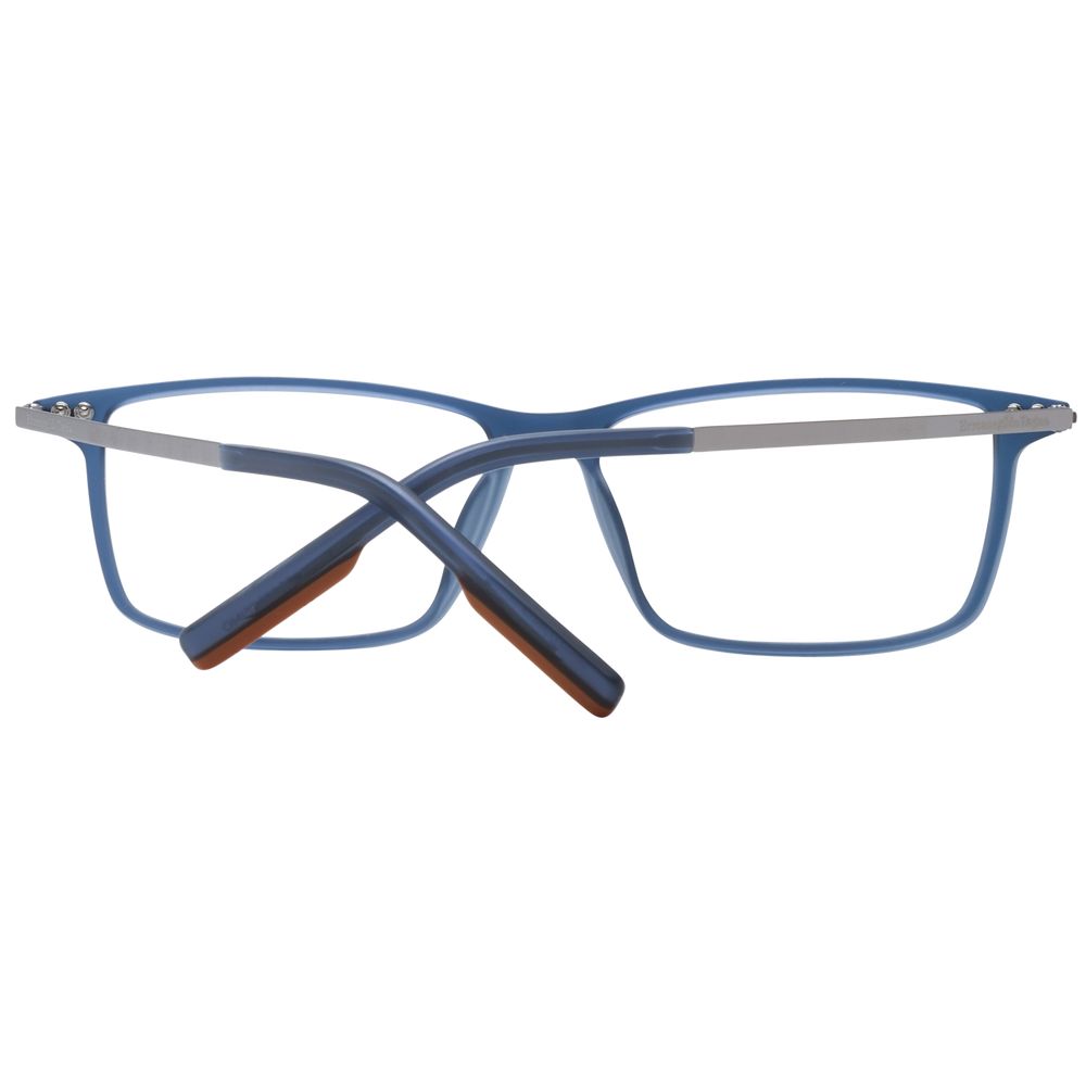 Ermenegildo Zegna Blue Plastic Glasses Men's (Frames)