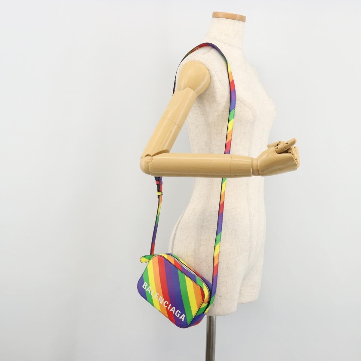 Balenciaga Everyday Camera Leather Multicolour Leather Shoulder Bag Bag (Pre-Owned)