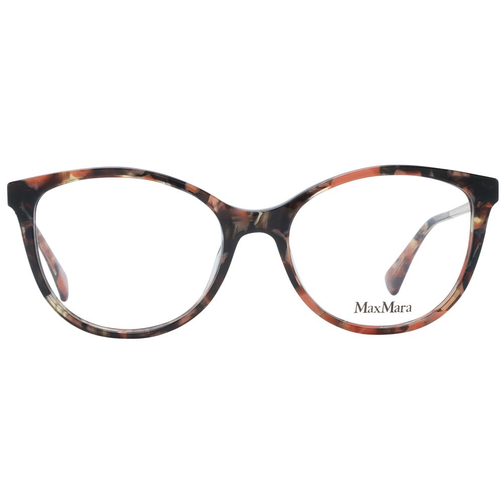Max Mara Brown Plastic Glasses Women's (Frames)