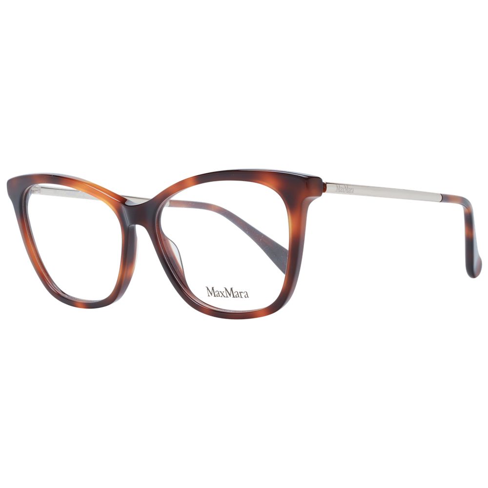 Max Mara Brown Plastic Glasses Women's (Frames)