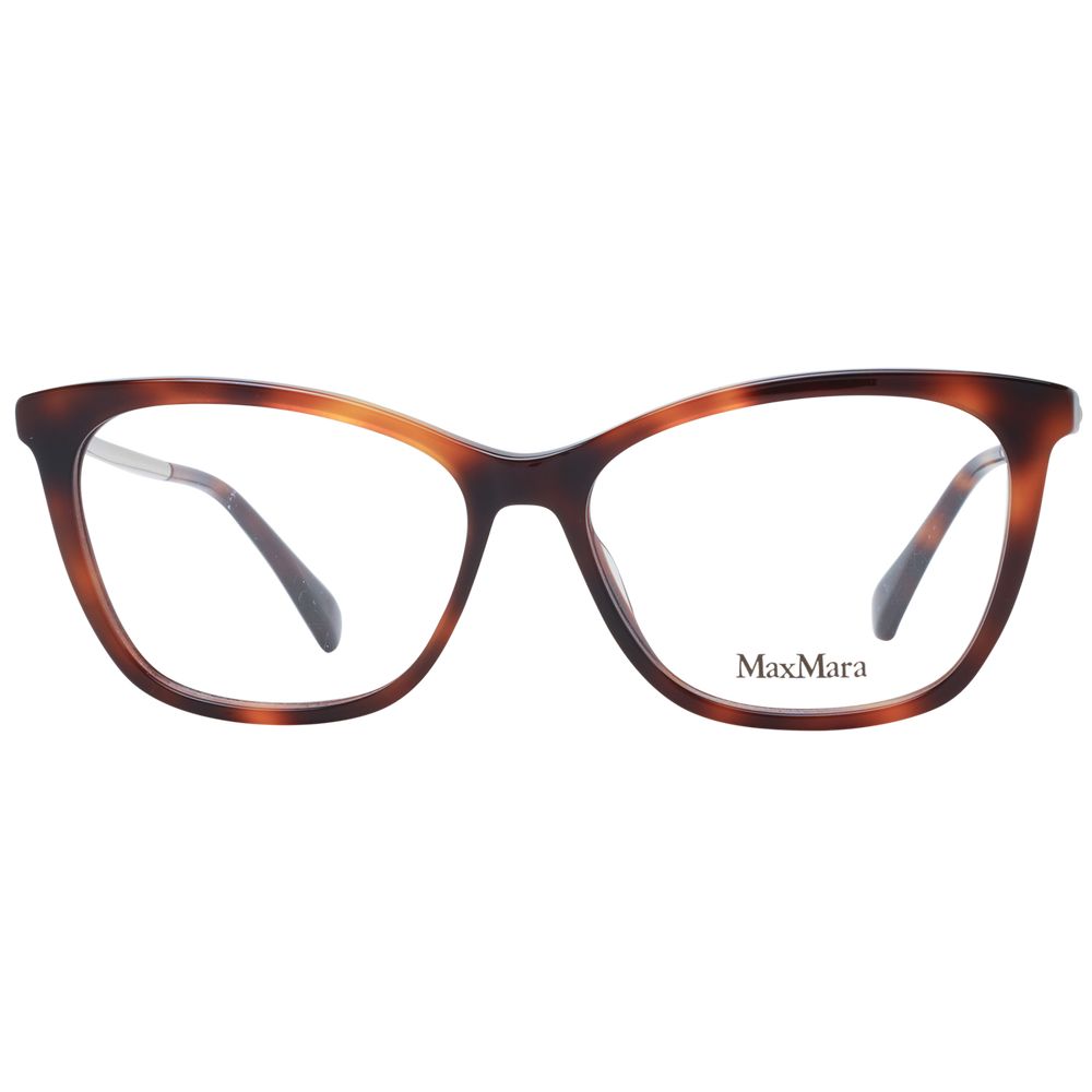 Max Mara Brown Plastic Glasses Women's (Frames)